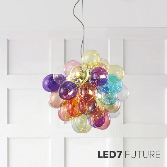 Innerspace - Bubbles Multicolour Chandelier